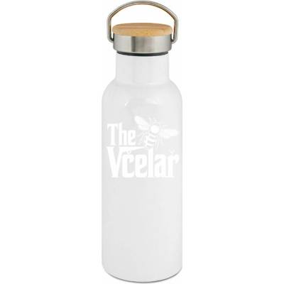 123TRIKO termoska The včelař, bílý potisk 500 ml
