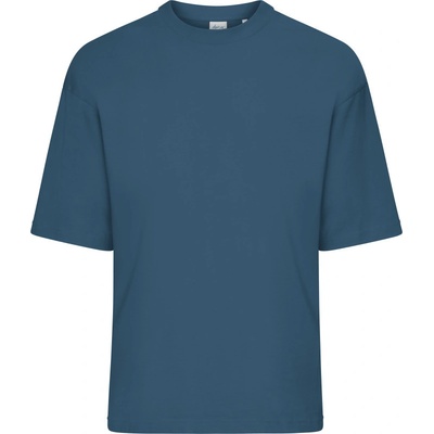 James & Nicholson tričko 8041 oversize těžké krátký rukáv unisex COT028041t2600-dusty blue