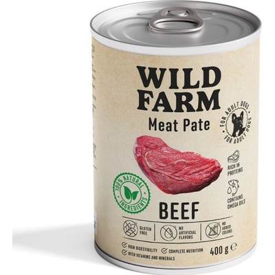 Wild Farm Pate Beef 400 g