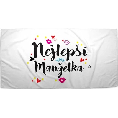SABLIO Ručník - Nejlepší manželka 50x100 cm