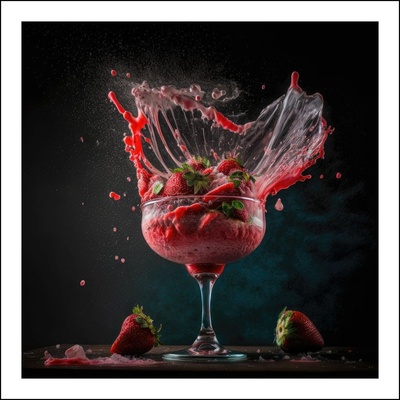 Explosive Strawberry Daiquiri 1 deska 70x70