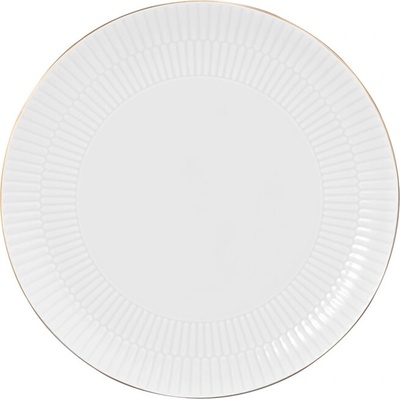 Mělký talíř 22.5 cm AMINA, bílá, gold edge, Seltmann Weiden