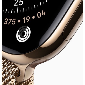 Apple Watch Series 11 Cellular (42mm) Zlatý titan se zlatým milánským tahem MF8Y4MP/A