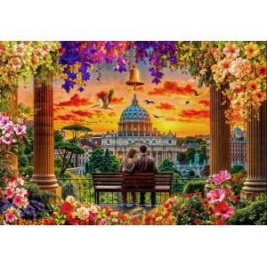 Bluebird Puzzle - Puzzle Rome for Two - 1 000 piese