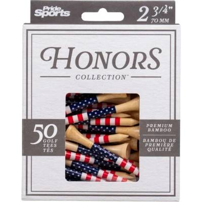 Pride Sports Honors Bamboo Tees USA Flag 50 ks / 70 mm