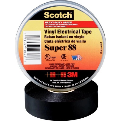 Scotch SUPER88izolační páska 20 m x 19 mm černá