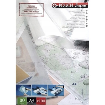 OPUS Ламиниращо фолио OPUS A/4 216x303mm 80 микрона гланц 100/доб FN52 (FN52)