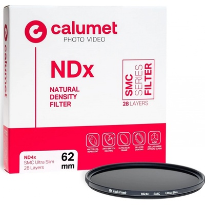 Calumet Ultra slim ND4x SMC 62 mm