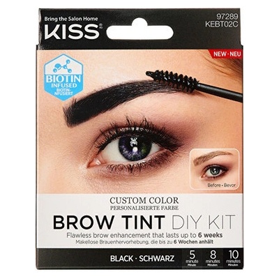 KISS Brow Tint DIY Kit farba na obočie Brown 20 ml