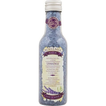 Bohemia Herbs Levandule Premium s extraktem z bylin a vůní levandule koupelová relaxační sůl 250 ml