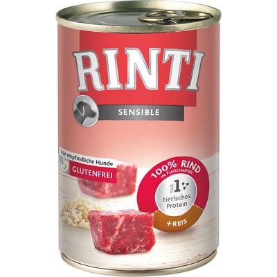 RINTI RINTI Sensible 6 x 400 г - говеждо месо и ориз