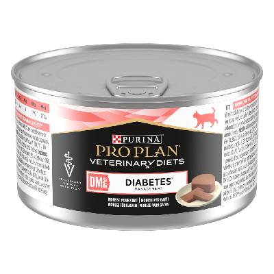 PURINA PRO PLAN Veterinary Diets Feline DM ST/OX Diabetes Management Mousse - 24 x 195 g