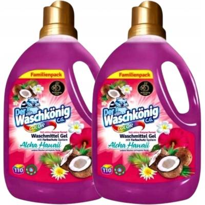 Waschkonig gel prací gel Aloha Hawaii 2 x 3,305 l 110 PD