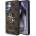 GUESS PU 4G Metal Logo Leather Hard Case - дизайнерски кожен кейс за Samsung Galaxy S25 Ultra (кафяв)