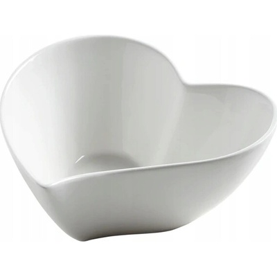 Miska Amore White Basics Heart 14 cm