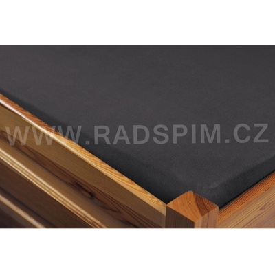 JM prostěradlo jersey černé 90x200