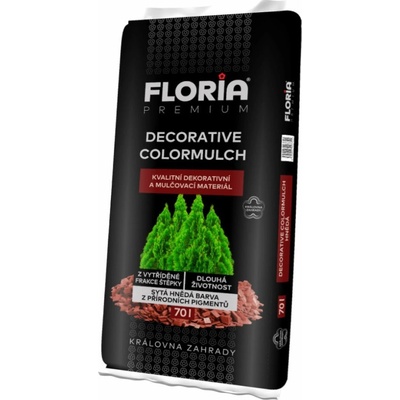 FLORIA Dekorační mulčovací štěpka hnědá 70 l – Zboží Dáma
