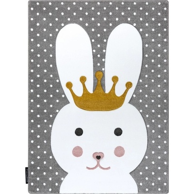 Dywany Łuszczów Petit Bunny grey Šedá