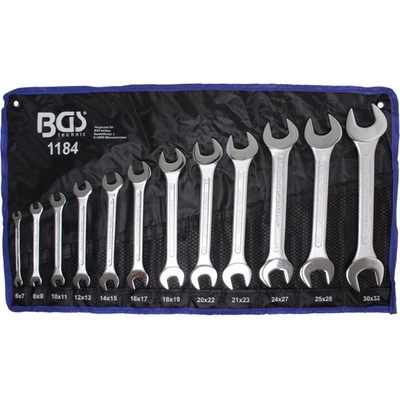 BGS technic Súprava dvojitých vidlicových kľúčov 6x7 – 30x32 mm 12 ks BGS 1184
