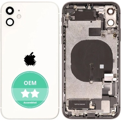 Kryt Apple iPhone 11 zadní Housing s Malými Díly bílý