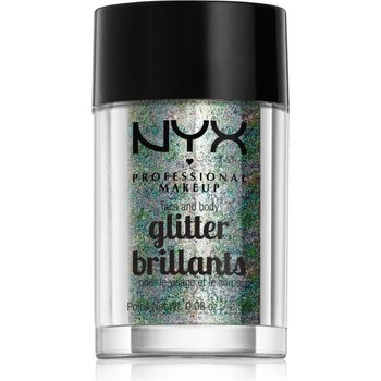 NYX Cosmetics Face & Body Glitter Brillants брокат за лице и тяло цвят 06 Crystal 2.5 гр