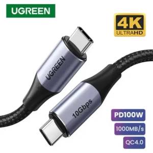 UGREEN ПЛЕТЕН КАБЕЛ USB-C/USB-C 3.2 Gen2 5А US355 UGREEN (Ugreen 80150)