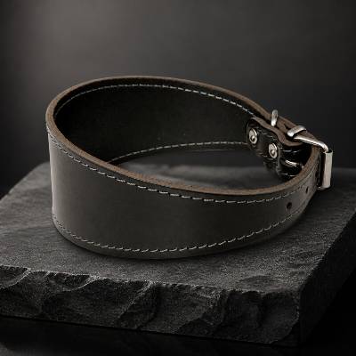 B&F Královský kožený obojek Saluki Prestige Guard