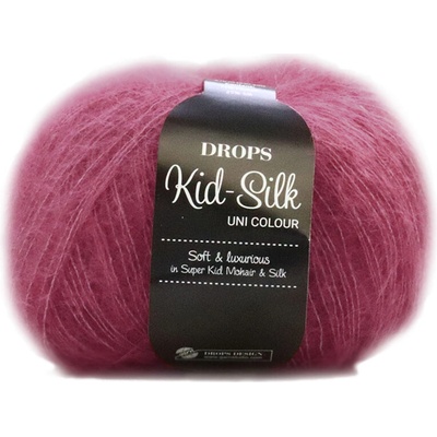 Drops Kid-Silk 17 vínová