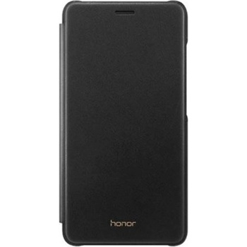 Huawei Калъф за Huawei Honor 7 Lite, тип портфейл, еко кожа, Huawei Flip Case 51991701, черен