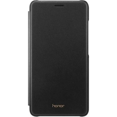 Huawei Калъф за Huawei Honor 7 Lite, тип портфейл, еко кожа, Huawei Flip Case 51991701, черен