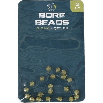 Kevin Nash Gumové Korálky Soft Taper Bore Bead 3 mm 20 ks