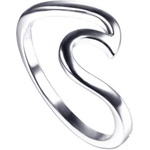 Silenti Jewelry Сребърен пръстен "Спокойствие" - 7 - 54.5мм (17.2мм диам. )