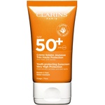 Clarins Youth-protecting Sunscreen Very High Protection SPF50+ Слънцезащитен продукт 50ml