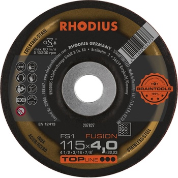 Rhodius Brusný kotouč 115 x 4,0 x 22,23 mm Z60 207827