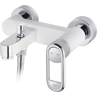 Strohm Teka Смесител за баня teka, за вана/душ (nexos ЗА ВАНА / ДУШ,БЯЛ)