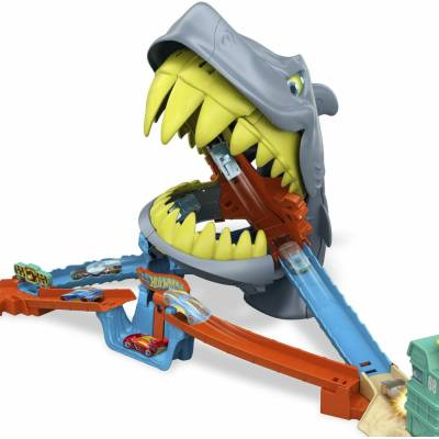 Mattel Hot Wheels: Писта Атаката на акулата с количка, JHL96 (JHL96)