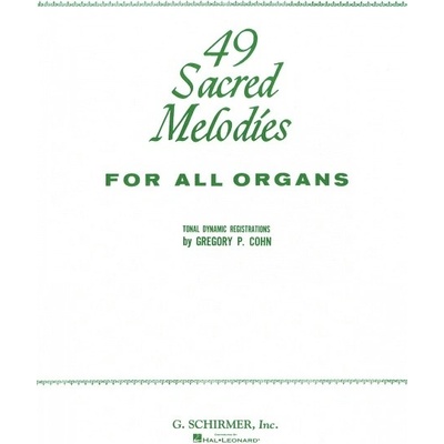 49 Sacred Melodies noty pre organ