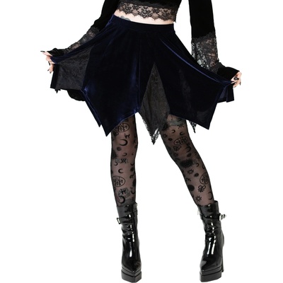 KILLSTAR дамска пола KILLSTAR - Lester Velvet - Синьо - KSRA010735