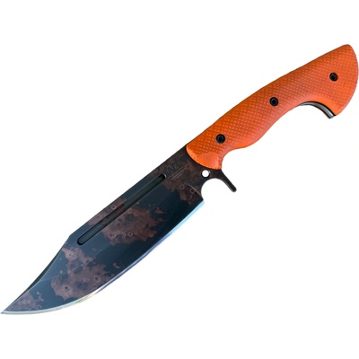 Work Tuff Gear PWB-7 C Puzon Wilderness Bowie Copper Washed Orange G10