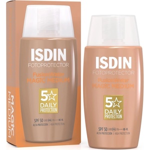 ISDIN Fotoprotector Тониран флуид Fusion Water, Medium, SPF50, 50 ml - ozone