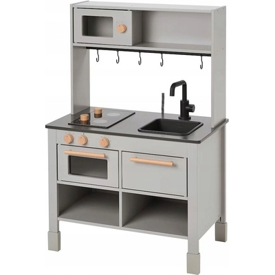 IKEA SILLTRUT Dětská kuchyňka na hraní šedá 68 x 40 x 100 cm
