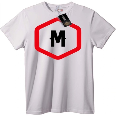 NOONEBRAND Тениска Хексагонално М лого - 2XL, Black