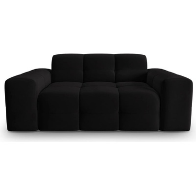 Micadoni Диван от черно кадифе 156 cm Kendal - Micadoni Home (MIC_2S_121_F1_KENDAL3)