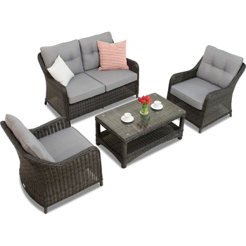 Garden Point Комплект градински мебели Toledo Coffee 4 антрацит Garden Point (GAP132-2)