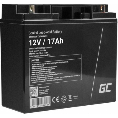Green Cell 12V 17Ah AGM51
