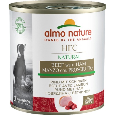 Almo Nature Adult HFC Hovädzie so šunkou 6 x 280 g