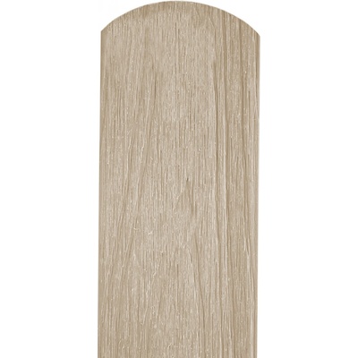 Plotovka Dřevoplus Profi 138 mm, barva Antique - béžová Výška plotovky: 120 cm, Varianta plotovky: kulatá