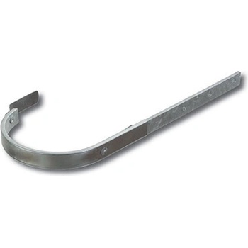 Gutta žľabový hák FeZn stříbrná 333 mm 530 mm přímý