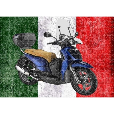 Moon River s motorkou Aprilia Scarabeo 200 300 dílků