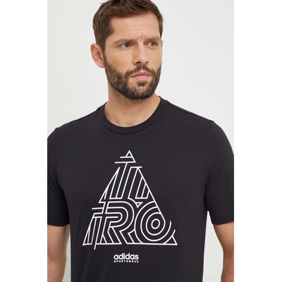 Adidas Памучна тениска adidas TIRO в черно с принт IS2877 (IS2877)